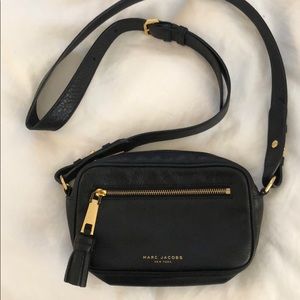 Marc Jacobs Zoom black leather crossbody